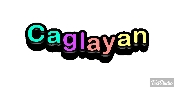 Çağlayan Tekst effect