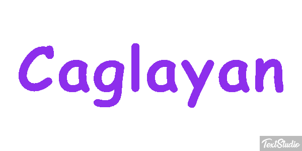 Çağlayan Tekst effect