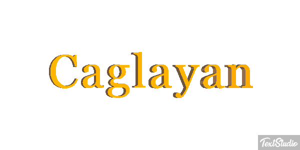 Çağlayan Tekst effect