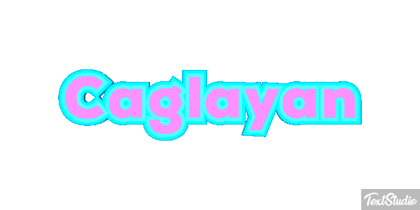 Çağlayan Tekst effect