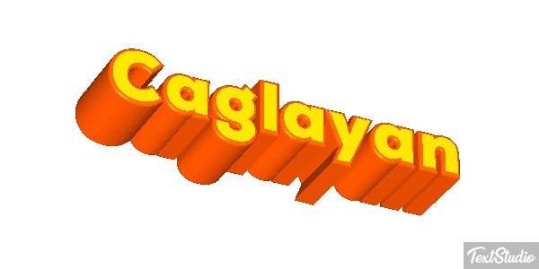 Çağlayan Tekst effect