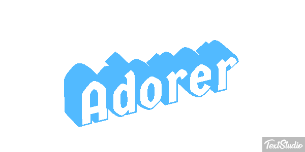 Adorer Tekst effect