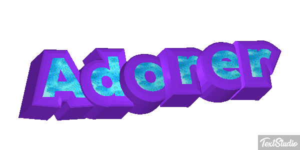 Adorer Tekst effect