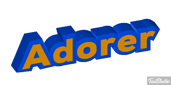 Adorer Tekst effect