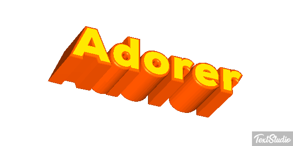 Adorer Tekst effect