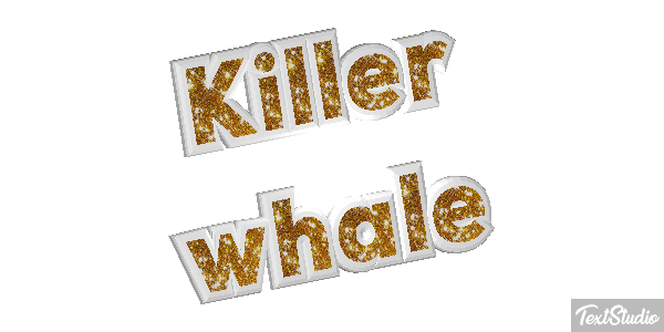 Killer whale Effet de texte