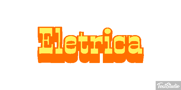 Elétrica Efeito do texto