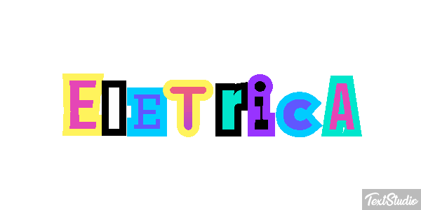 Elétrica Efeito do texto