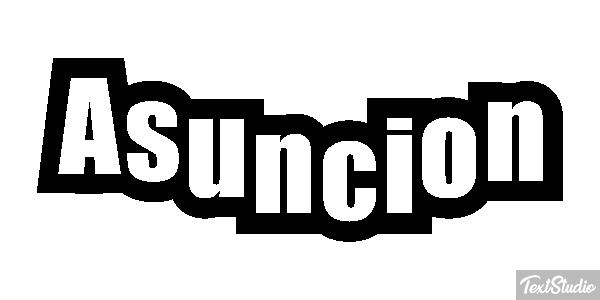 Asunción Texteffekt