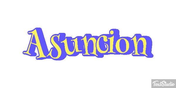 Asunción Texteffekt