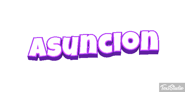 Asunción Texteffekt