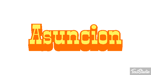 Asunción Texteffekt