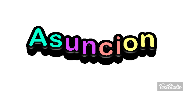 Asunción Texteffekt