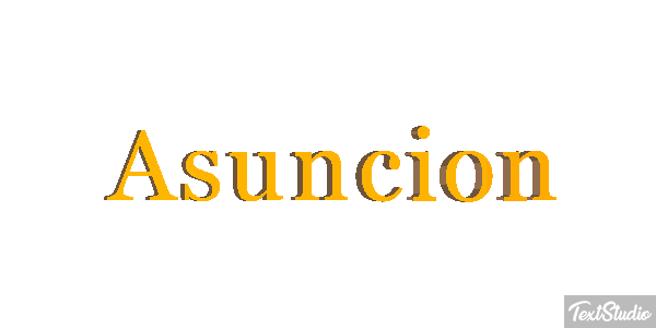 Asunción Texteffekt