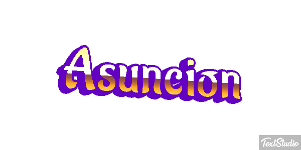 Asunción Texteffekt