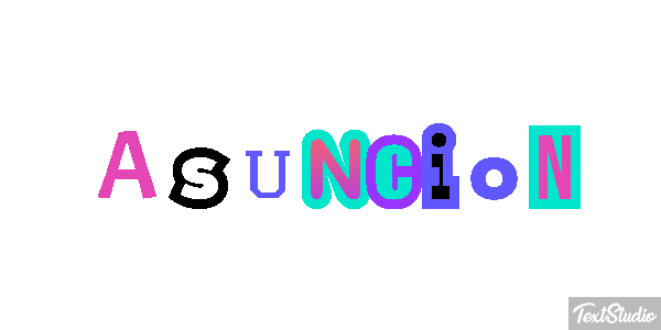 Asunción Texteffekt