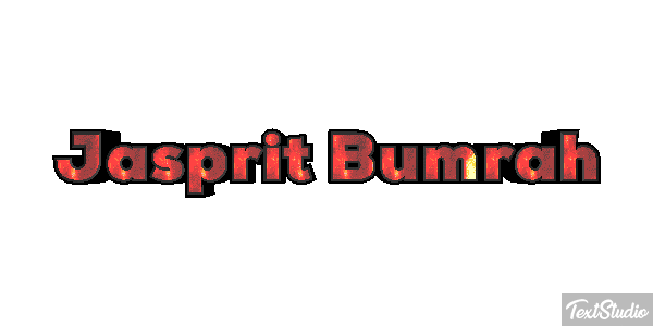 Jasprit Bumrah Efecto de texto