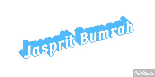 Jasprit Bumrah Efecto de texto