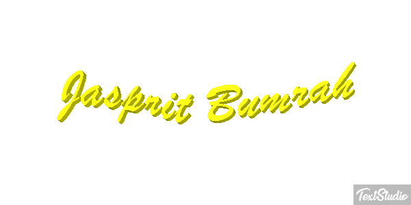 Jasprit Bumrah Efecto de texto