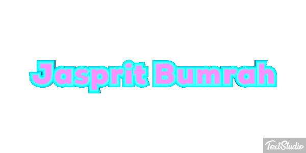 Jasprit Bumrah Efecto de texto