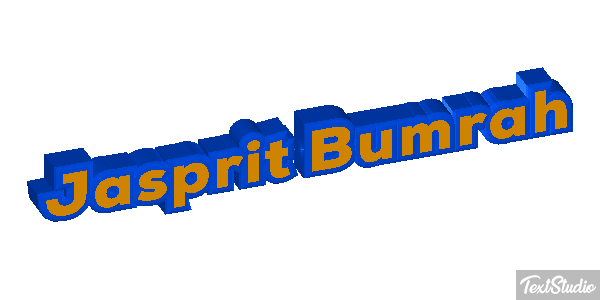 Jasprit Bumrah Efecto de texto
