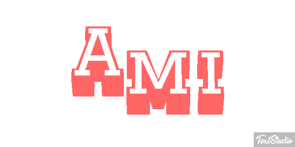 Ami Text effect