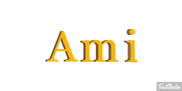 Ami Text effect