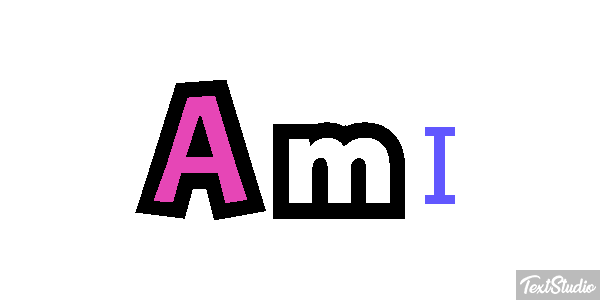 Ami Text effect