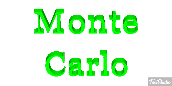 Monte Carlo Efeito do texto