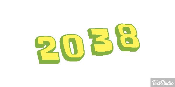 2038 Text effect