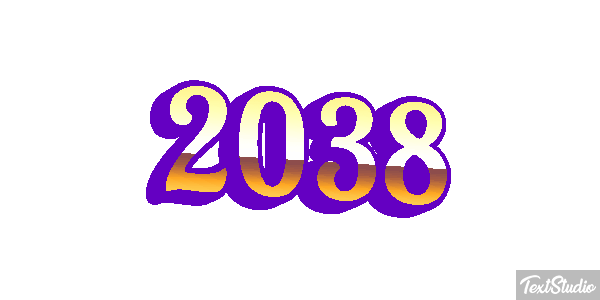 2038 Text effect