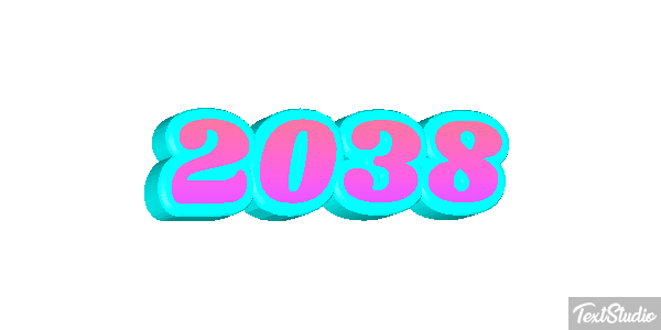 2038 Text effect