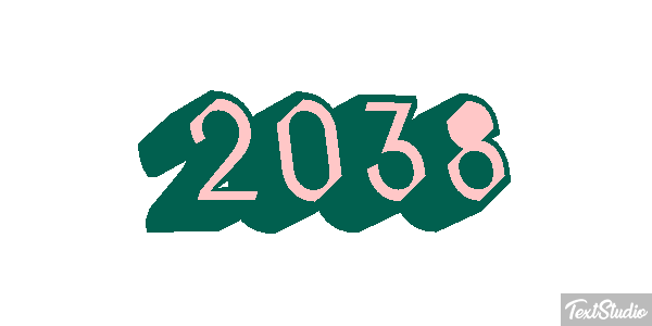 2038 Text effect