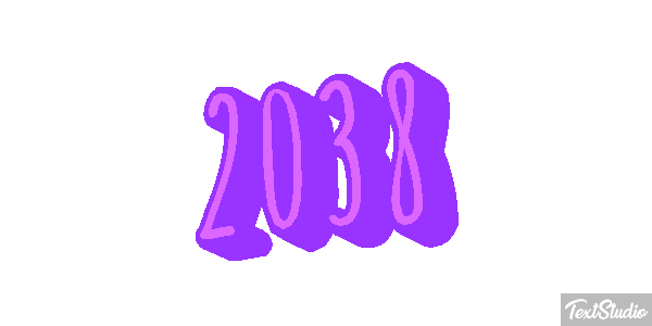 2038 Text effect