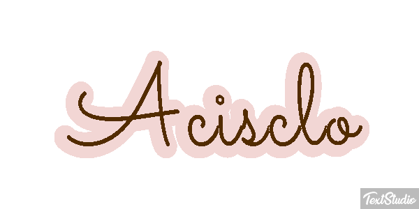 Acisclo Efecto de texto