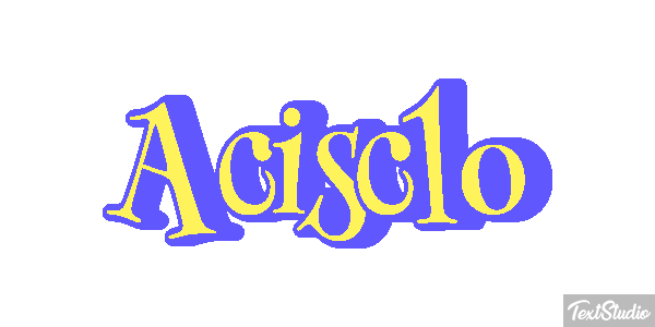 Acisclo Efecto de texto