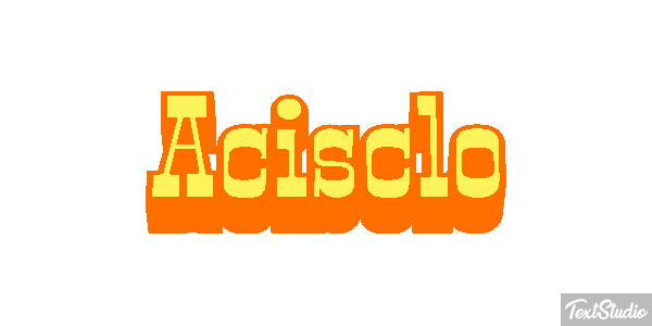Acisclo Efecto de texto