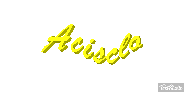 Acisclo Efecto de texto
