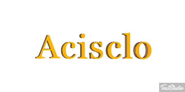 Acisclo Efecto de texto