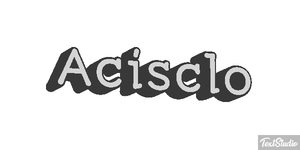 Acisclo Efecto de texto
