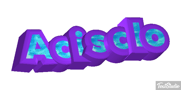 Acisclo Efecto de texto
