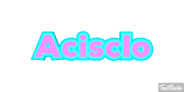 Acisclo Efecto de texto