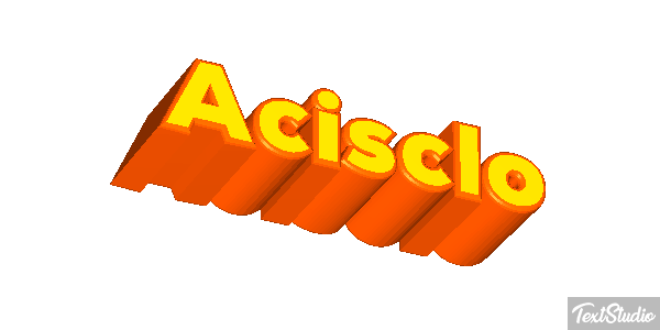 Acisclo Efecto de texto