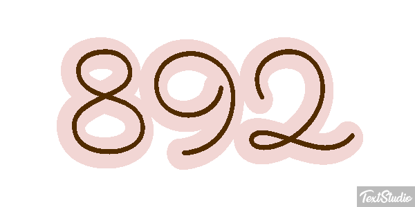 892 テキスト効果
