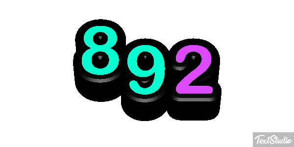 892 テキスト効果