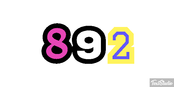 892 テキスト効果