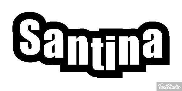 Santina Текстовый эффект