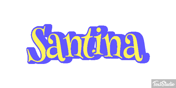Santina Текстовый эффект