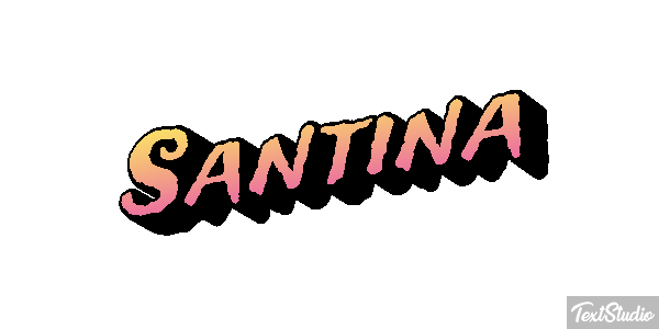 Santina Текстовый эффект