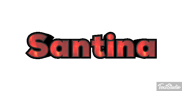 Santina Текстовый эффект